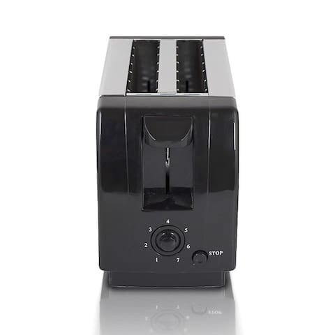 4 Slice Bread Toaster with Extra Wide Slots Stainless Steel Toaster with Dual Independent Controls, Adjustable Browning Settings &amp; High-Lift Lever Perfect for Toast, Bagels, and Waffles