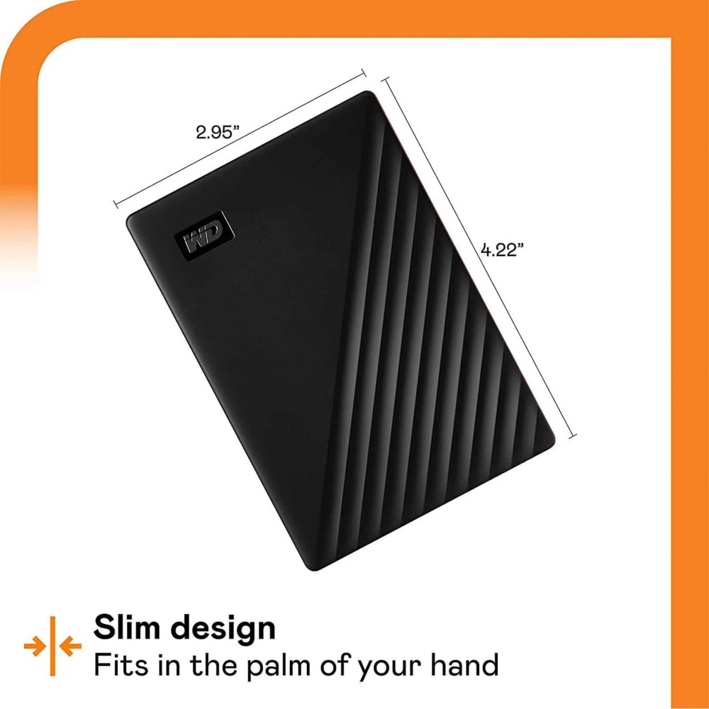 WD Elements Portable External Hard Disk Drive 5TB Black