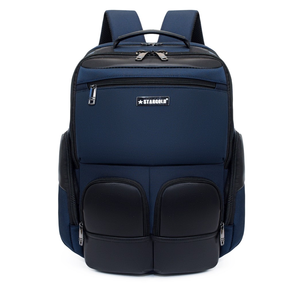 STARGOLD 17" Backpack With Front Pocket, Anti-Theft Compartment, USB Port, Trolley Webbing, Dual Side Pockets And Laptop Compartment