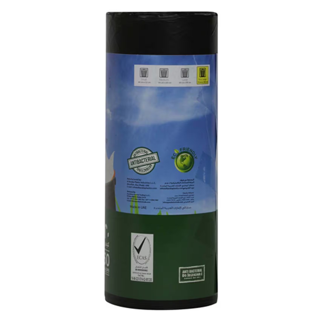 Earth Choice Quick Tie Wavetop Extra Large Black 20 Garbage Bags