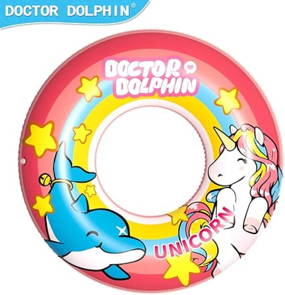 DOCTOR DOLPHIN SWIM RING , 80CM , 6+ Years
