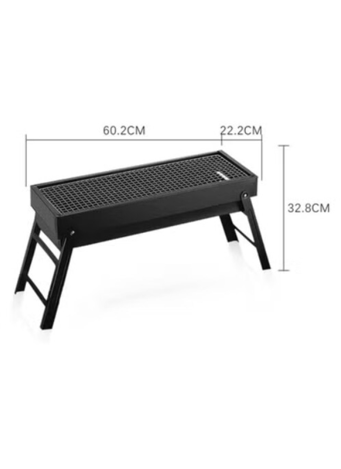 Radiotronics Portable Charcoal Grill, Folding BBQ Grill Multifunction Smokeless for Camping Hiking Picnics Traveling (Large)