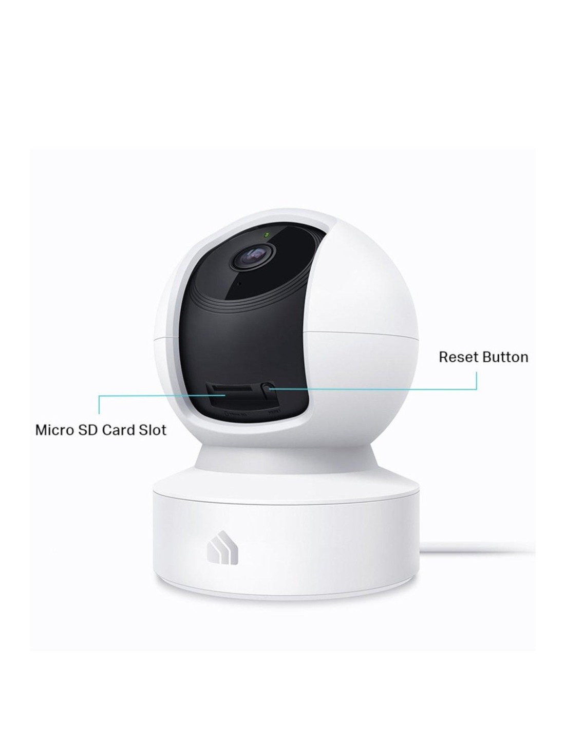 TP-LINK (KC115) Kasa Spot Indoor Wireless Surveillance Camera, 1080p, Pan and Tilt, Night Vision, 2-way Audio, 24/7 Recording
