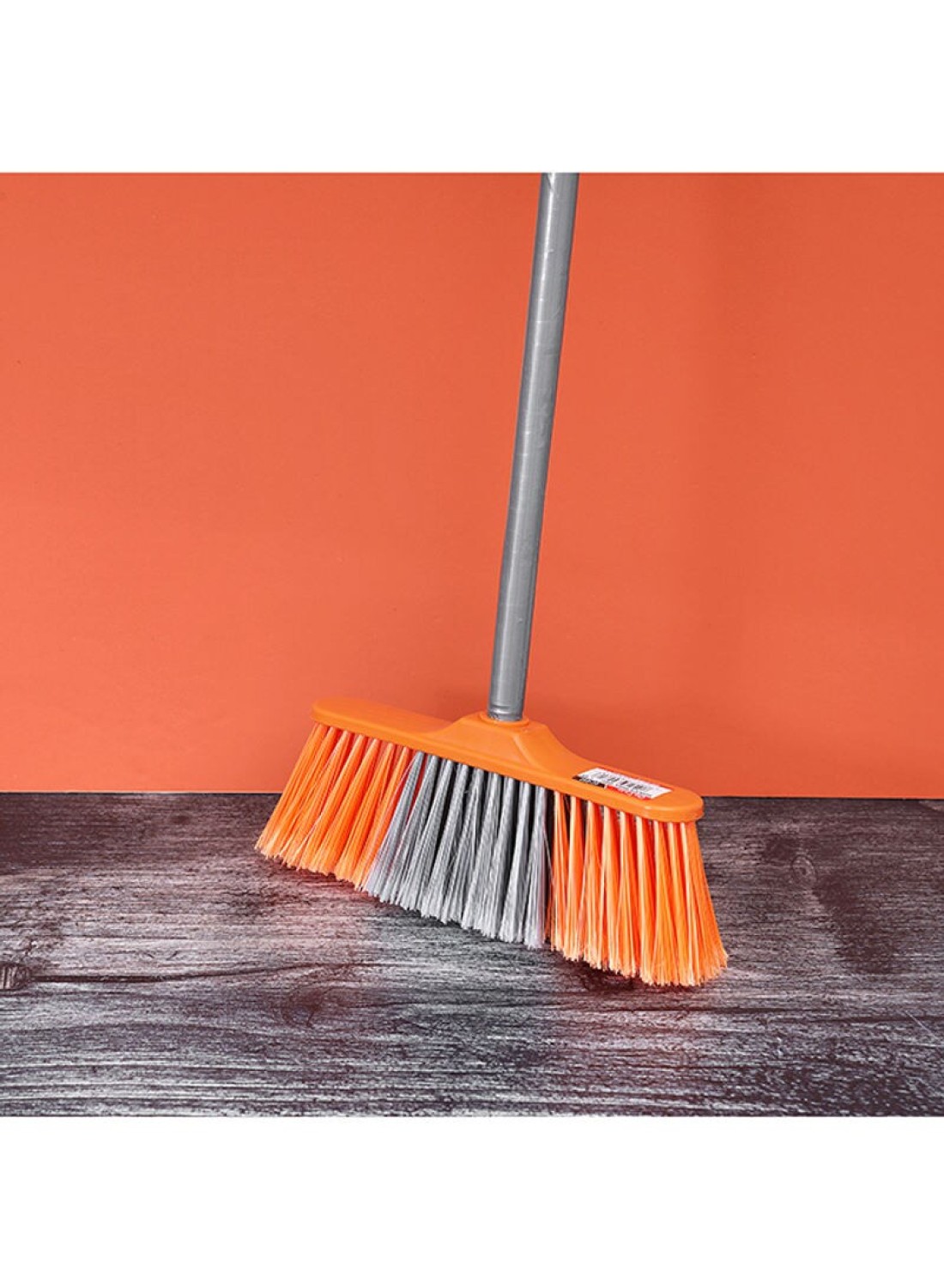 Delcasa Broom With Handle Orange/Green One size