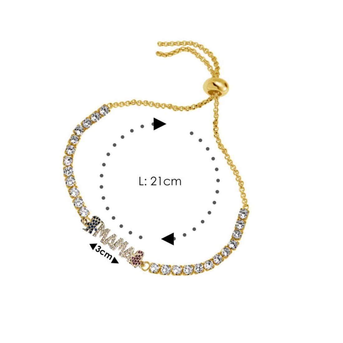 Aiwanto Bracelet Mother&#39;s Day Gift Bracelet Hand Chain Gift for Mother
