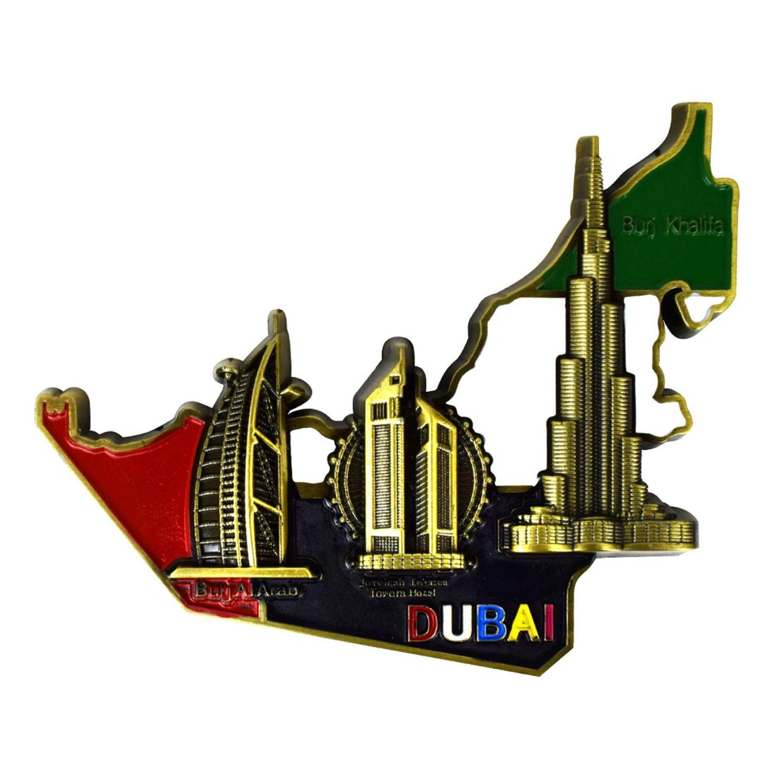 Windcera Ahlan UAE Flag Themed Magnet Multicolour