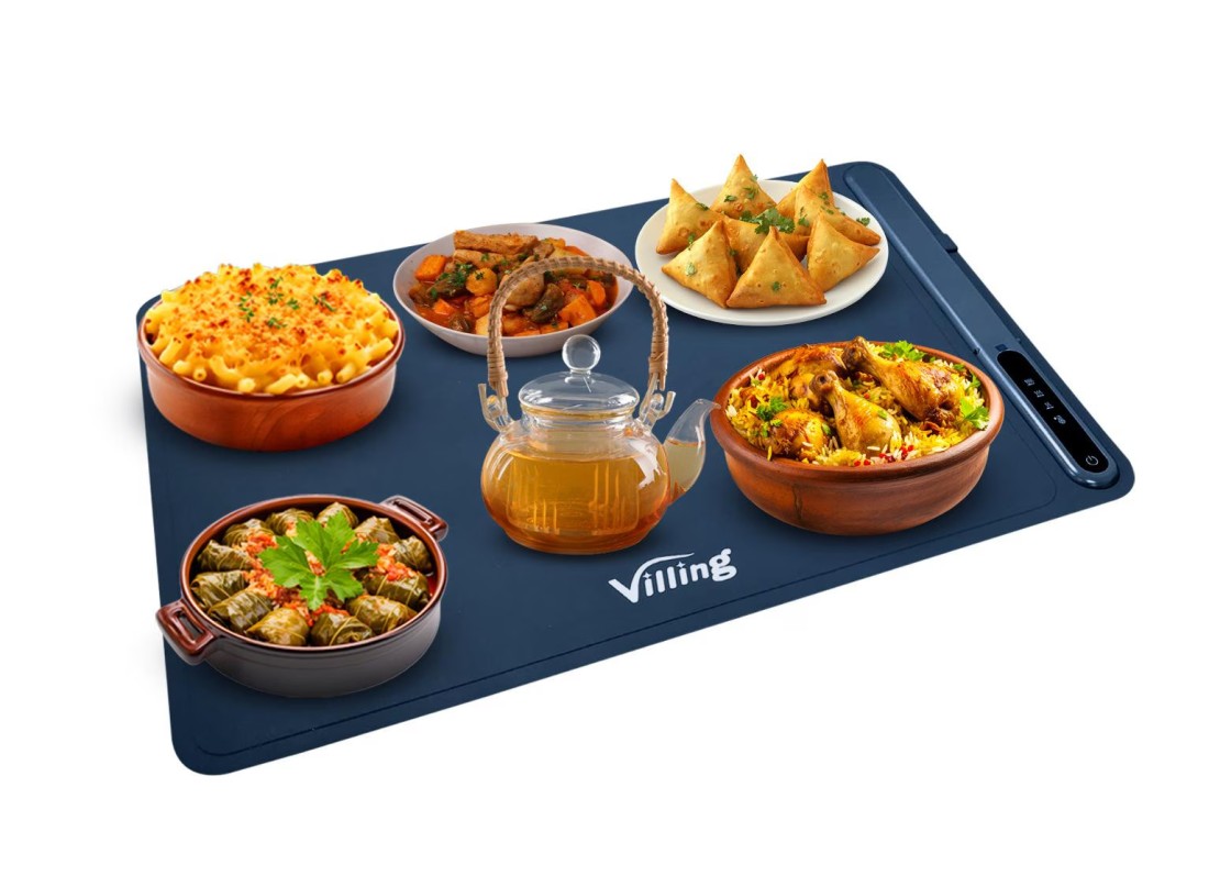 FOLDABLE FOOD WARMING TRAY - BLUE COLOUR