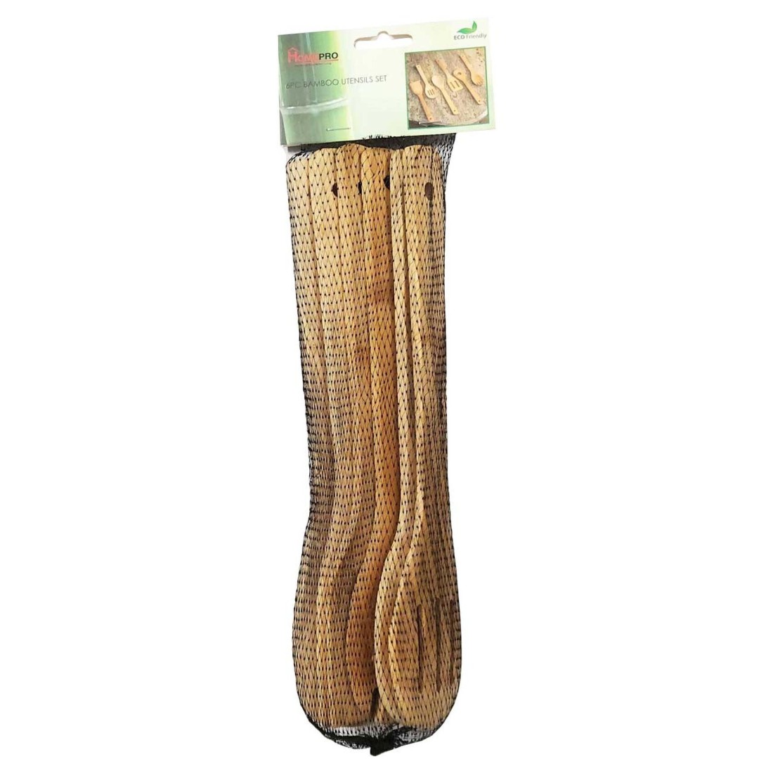 Home Pro, 6 Pcs Bamboo Kitchen Tools