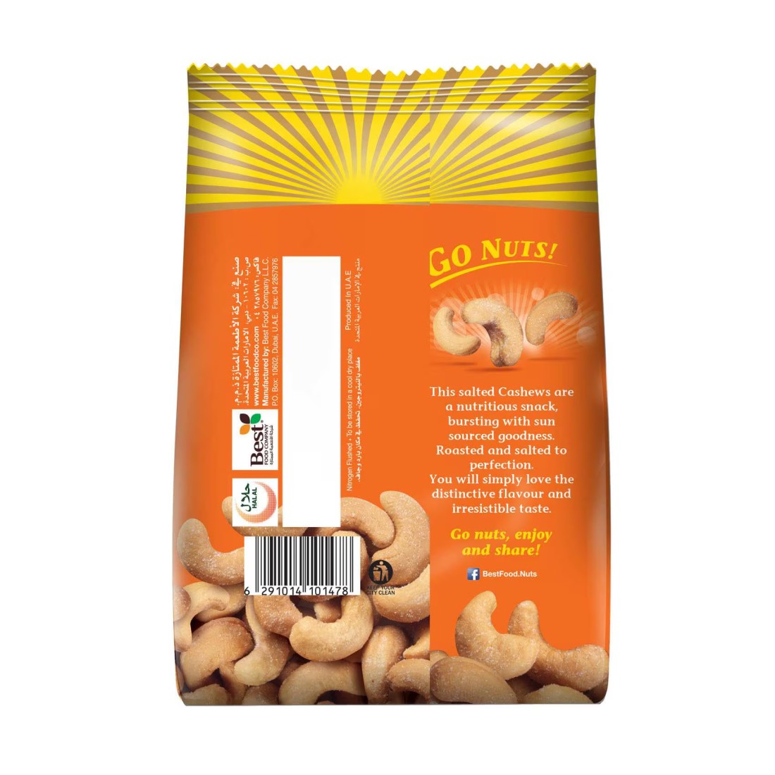 Best Salted Cashews Bag, 150g
