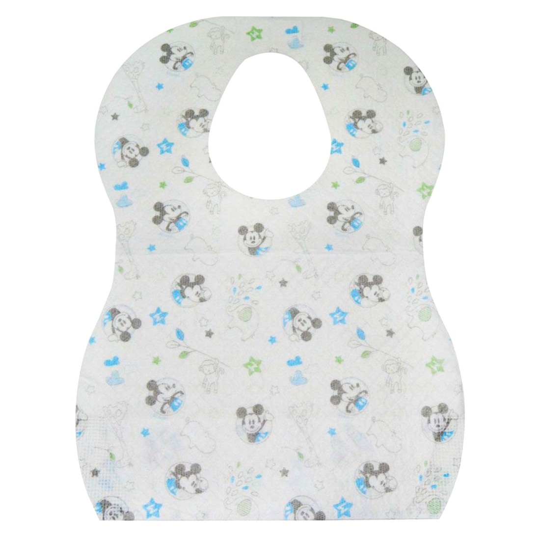 Disney Mickey Printed Disposable Baby Bib White 8 PCS