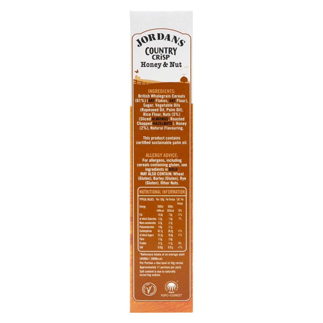 Jordans Country Crisp Honey And Nuts Granola 500g