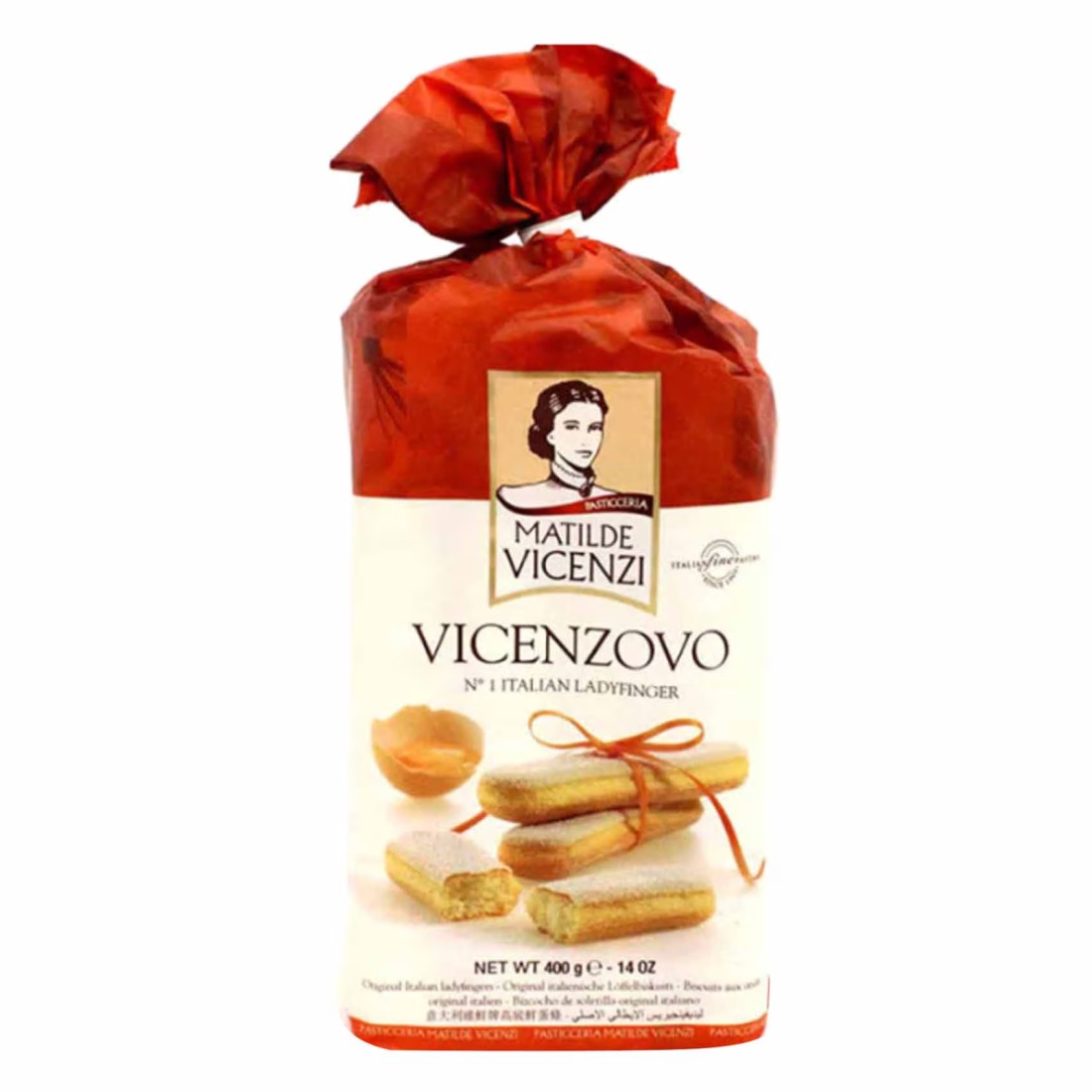 Matilde Vicenzi Original Italian Lady Finger Biscuits, 400g