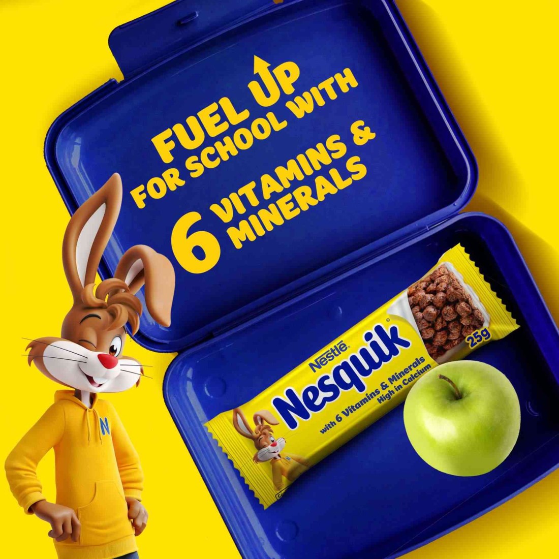 Nestle Nesquik Cereal Bars, 25g Pack of 6