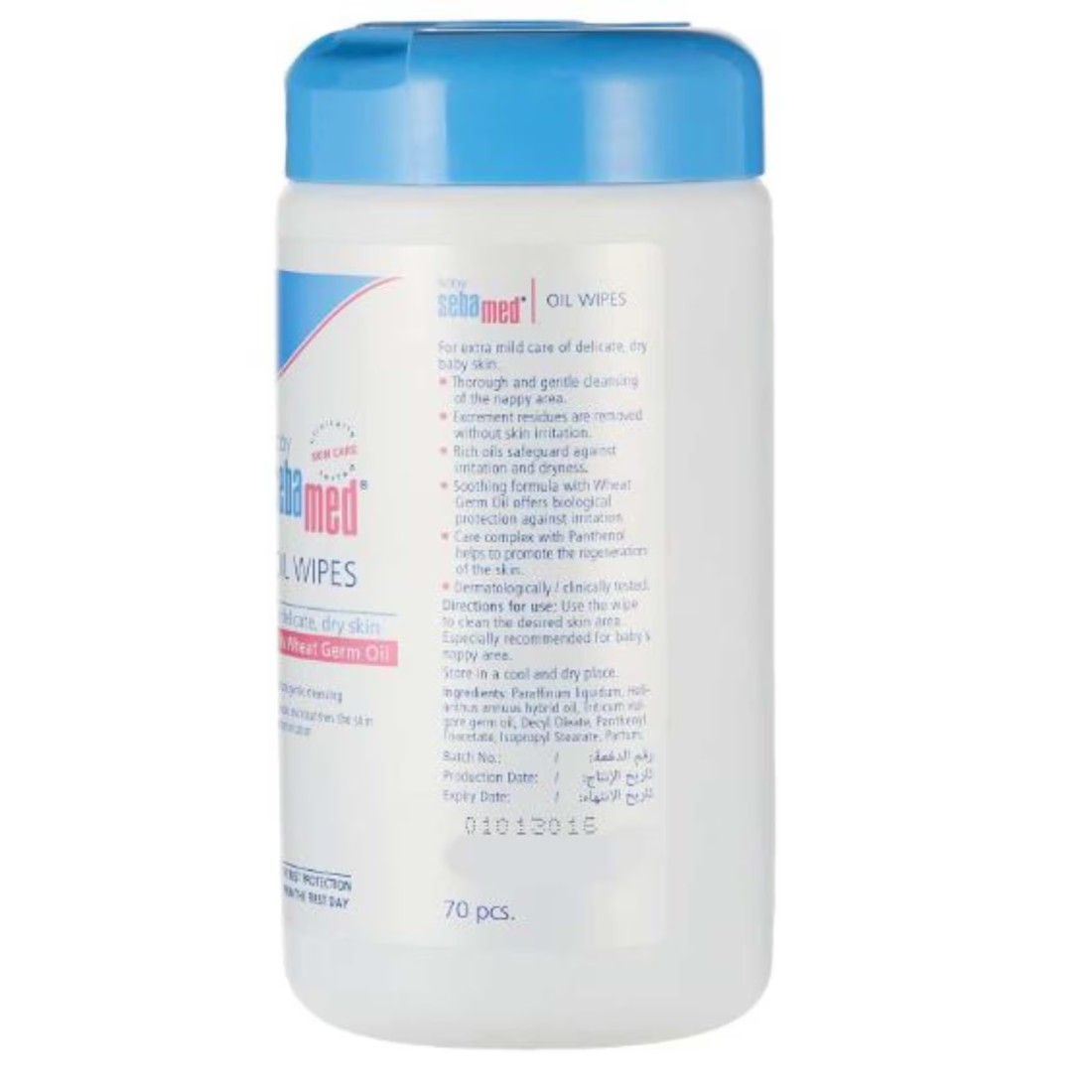 Sebamed Delicate Skin Baby Oil 70 Wipes