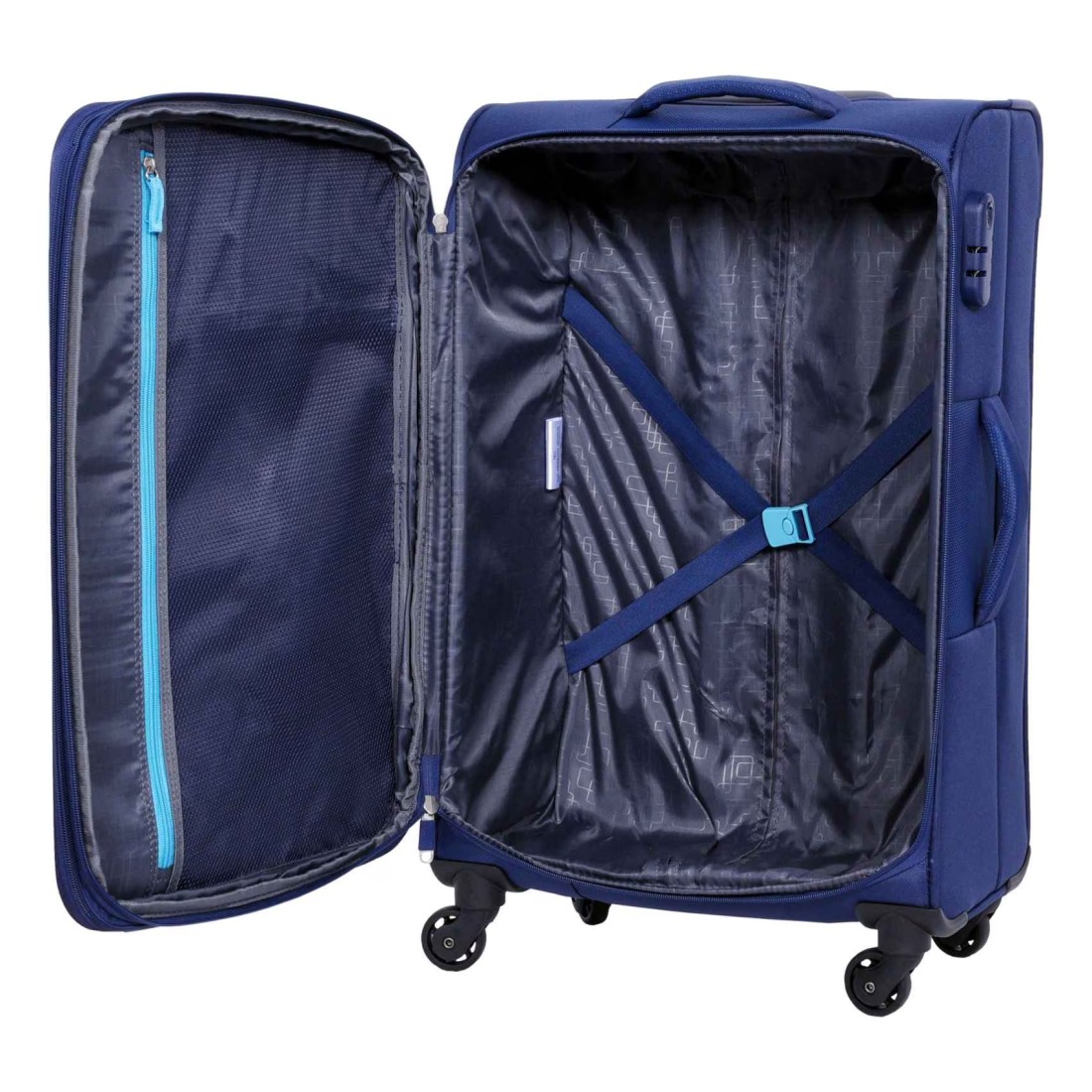 American Tourister Jamaica Spinner Luggage Soft Trolley Navy 58cm