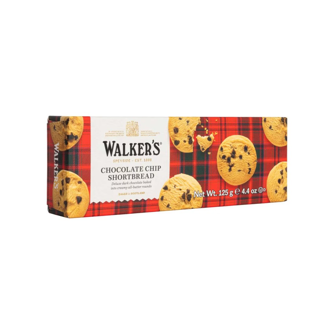 Walker&#39;s Pure Butter Chocolate Chip Shortbread, 125g