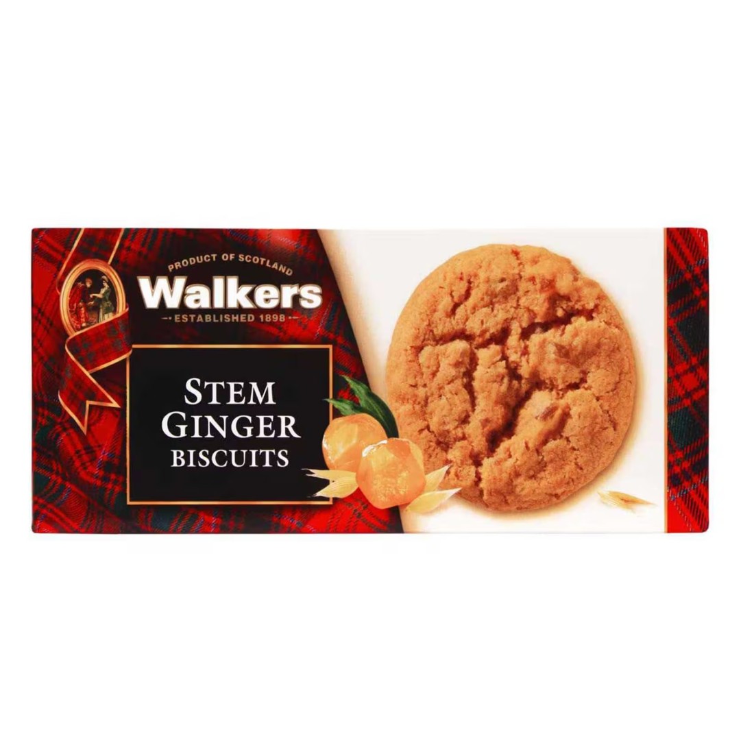 Walker&#39;s Stem Ginger Biscuits, 150g