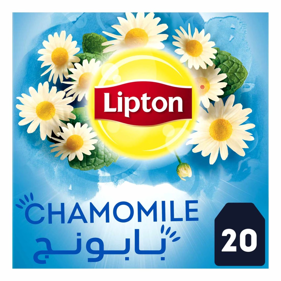 Lipton Herbal Infusion Tea Bags Relax Sleep Calm Chamomile Naturally Caffeine-Free 20 Tea Bags