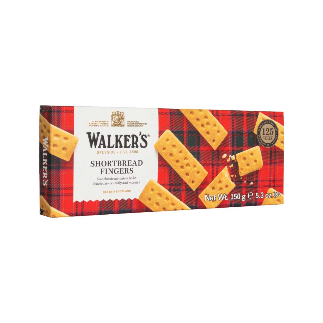 Walker&#39;s Pure Butter Shortbread Fingers, 150g