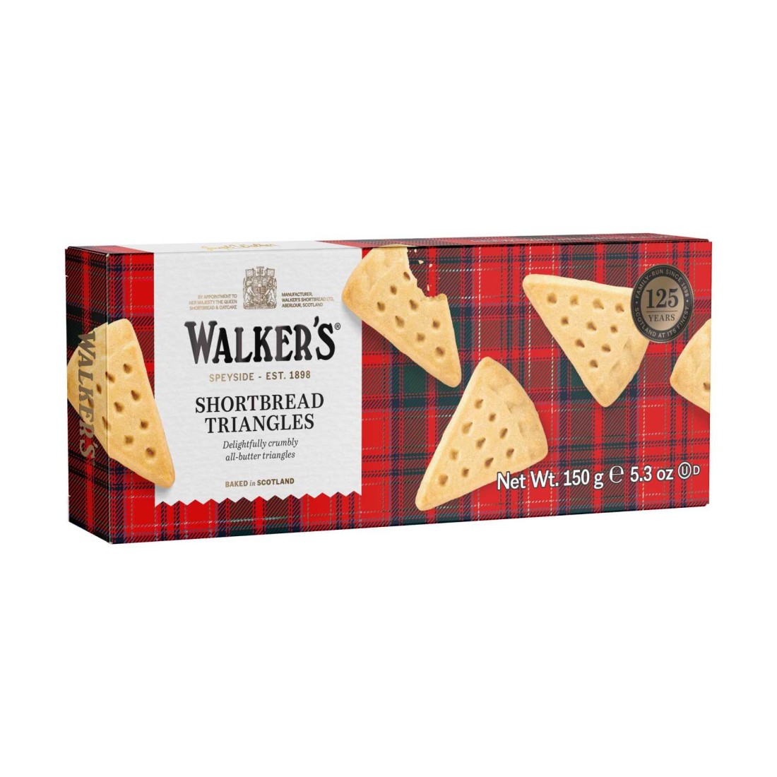 Walker&#39;s Pure Butter Shortbread Triangles, 150g