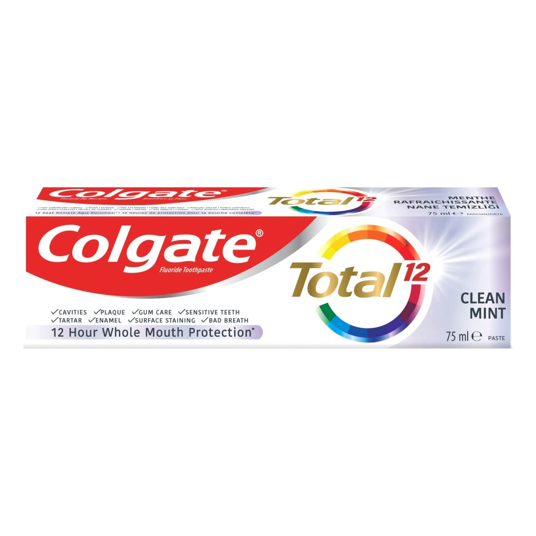 Colgate Total 12 Hour Protection Clean Mint Toothpaste 75ml