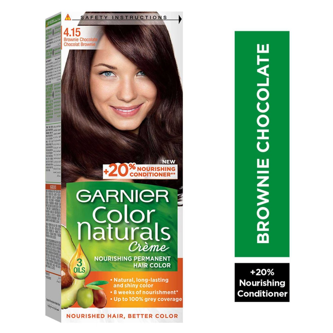 Garnier Colour Naturals Cream Hair Colour 4.15 Frosty Dark Mahogony 112ml