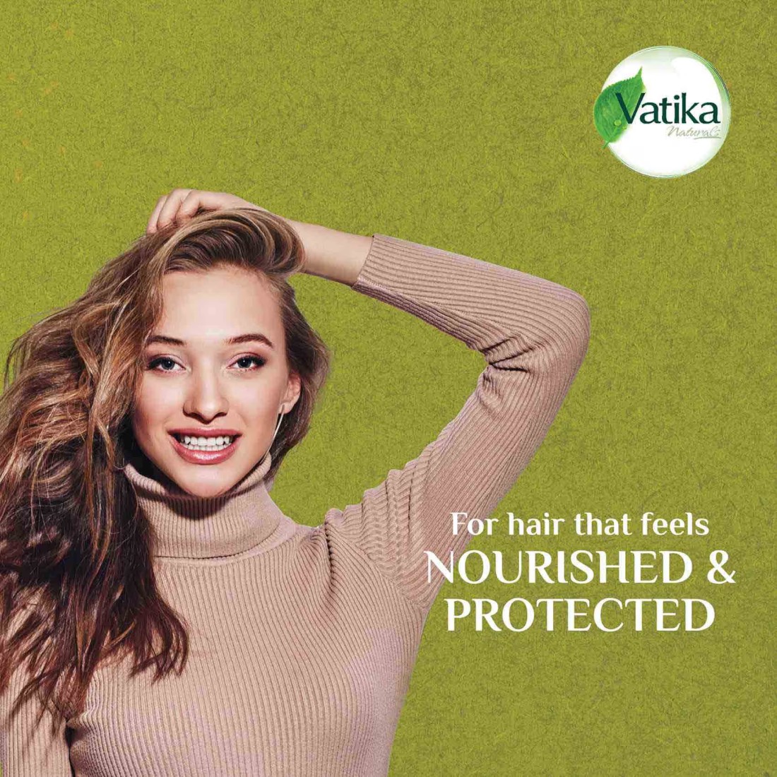 Dabur Vatika Naturals Olive Enriched Hair Oil Nourish And Protect Green 200ml