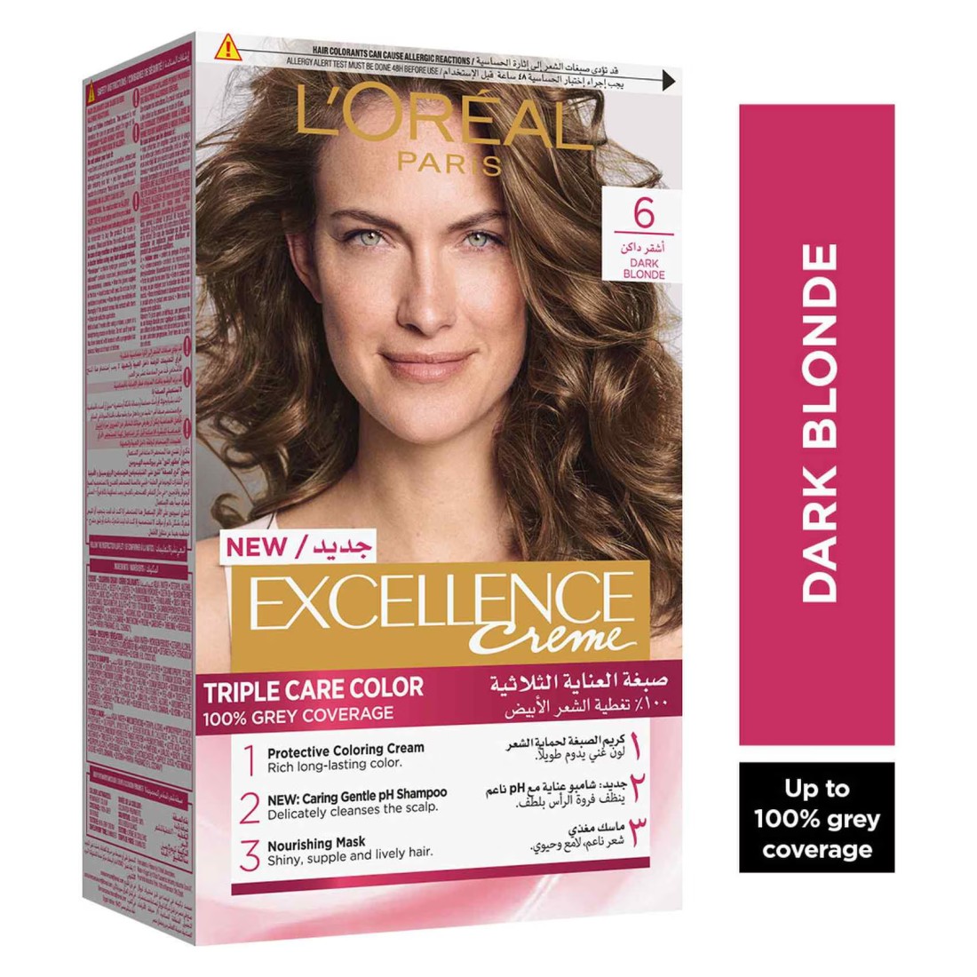 L&#39;Oreal Paris Excellence Creme Triple Care Permanent Hair Colour 6 Dark Blonde