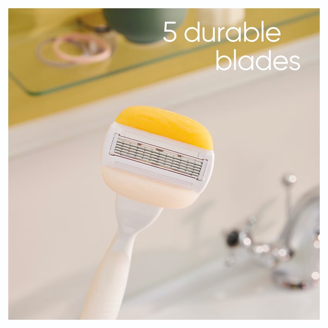 Gillette Venus And Olay WoMen&#39;s Razor Blade Refills White 4 PCS