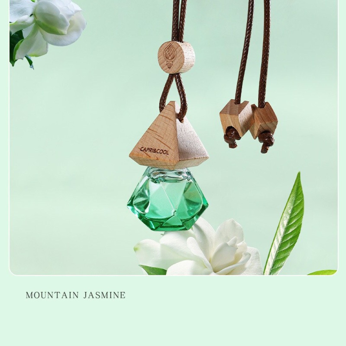 زجاجة ناشرة عطر صغيرة معلقة للسيارة - معطر جو للسيارات والمساحات الصغيرة، 10 مل