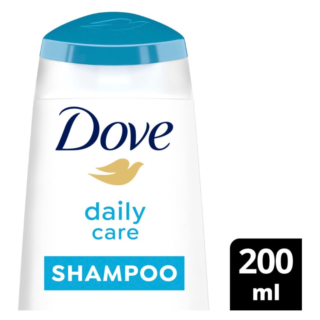 Dove Shampoo for Dry Hair Daily Care Nourishing Care for up to 100% Softer Hair 200ml