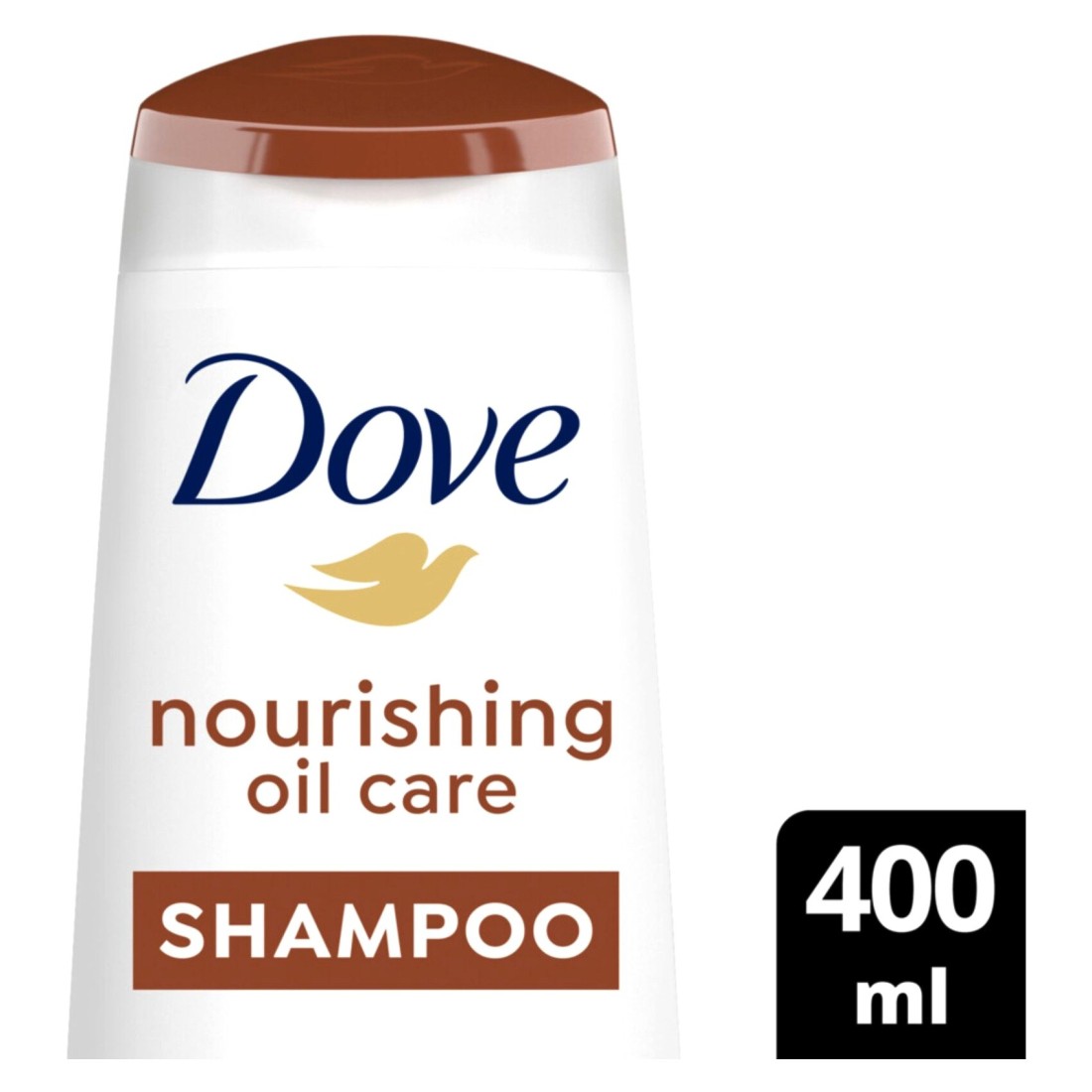 Dove Shampoo for Frizzy and Dry Hair Nourishing Oil Care Nourishing Care for up to 100% Smoother Hair 400ml