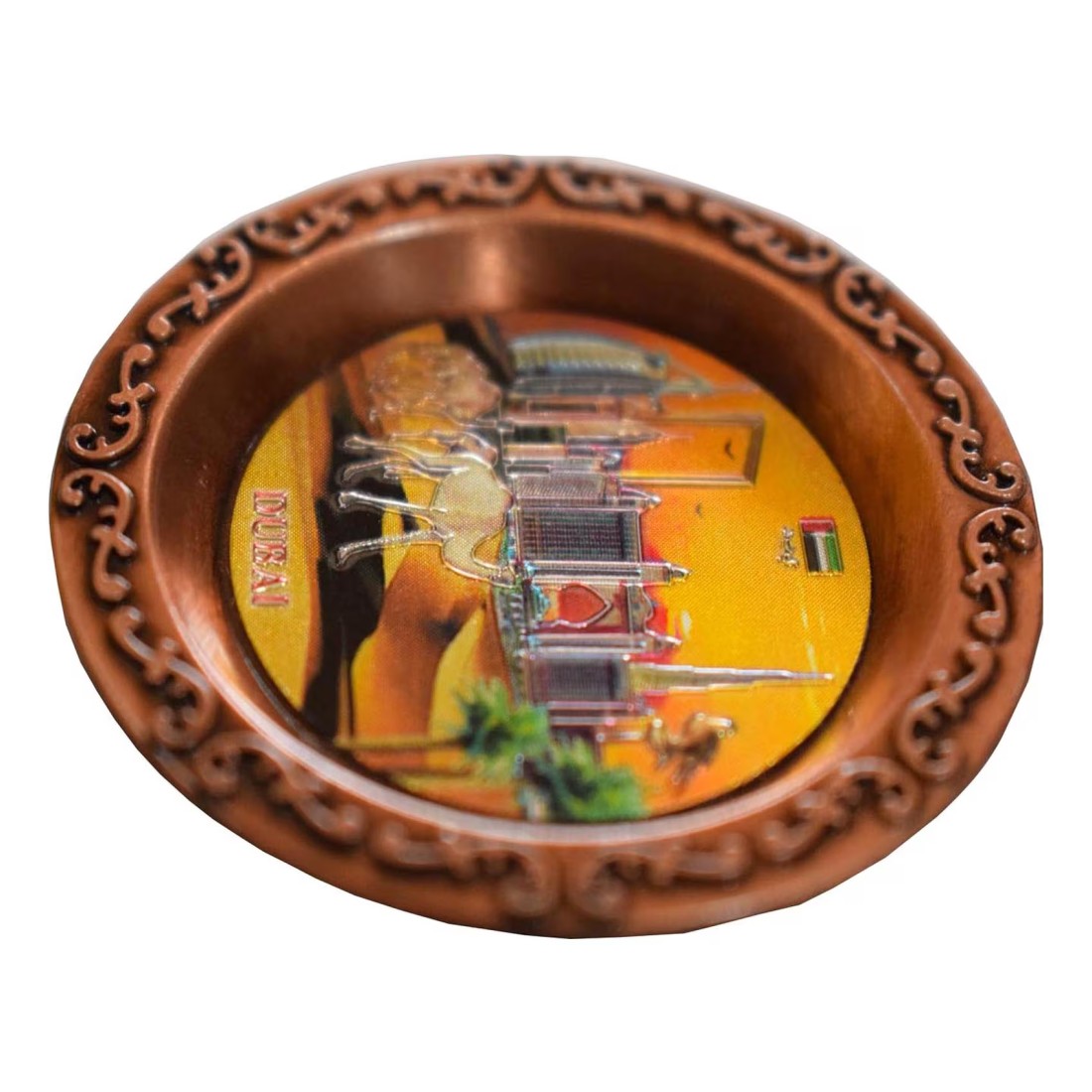 Ahlan UAE Metal Magnet Plate 2 PCS