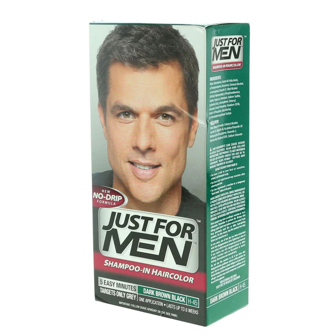 Just For Men Shampoo Hair Colour Darkest Brown Black 66ml