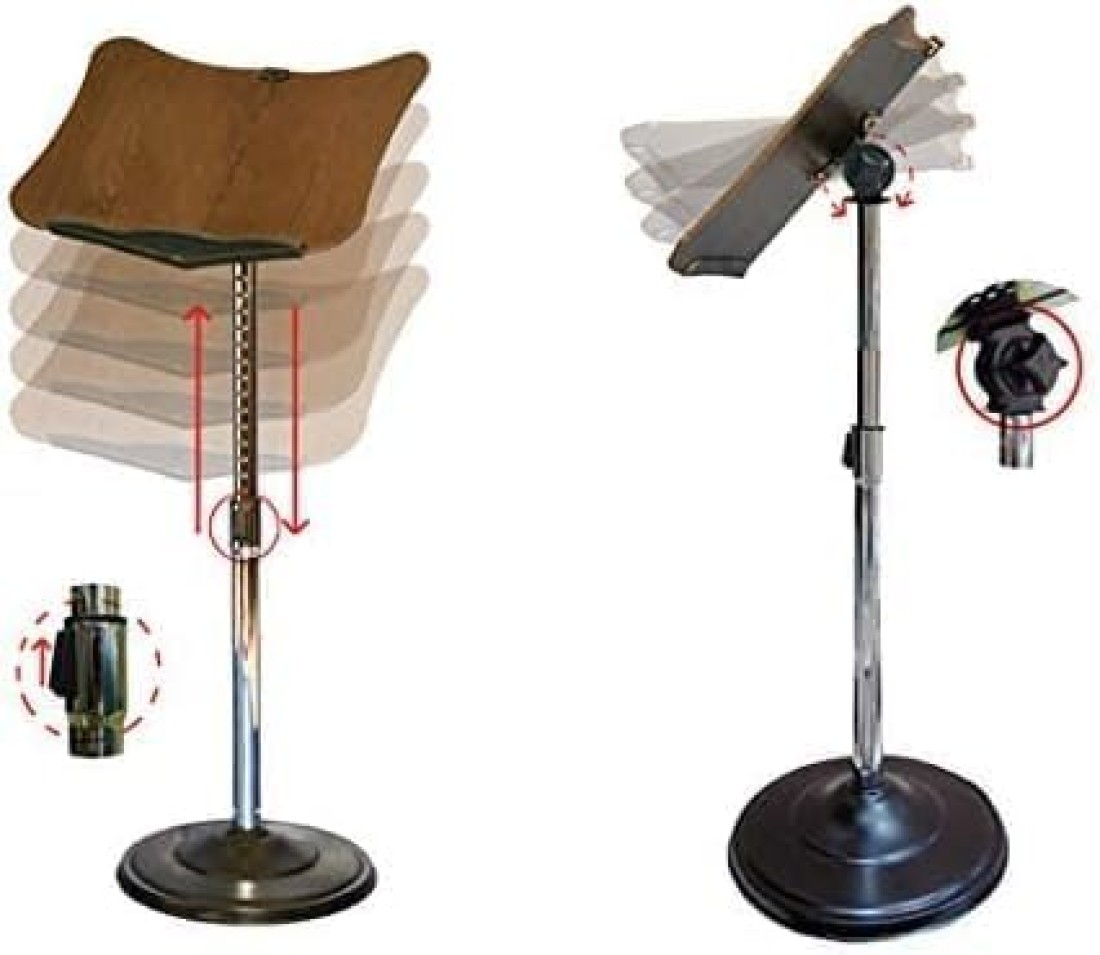 Wooden &amp; Metal Quran Stand holder with adjustable Height.
