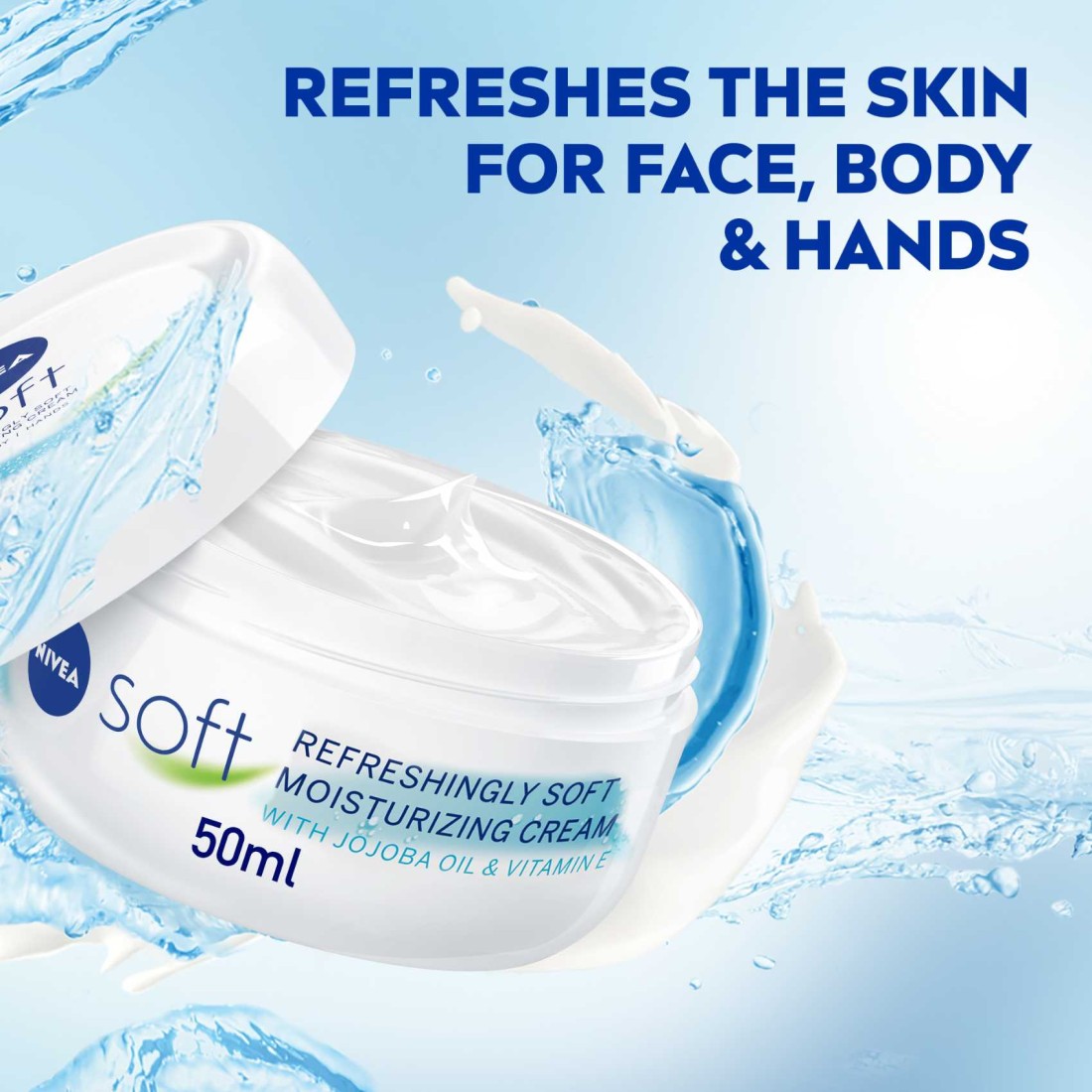 NIVEA Soft Light Moisturising Cream White 50ml