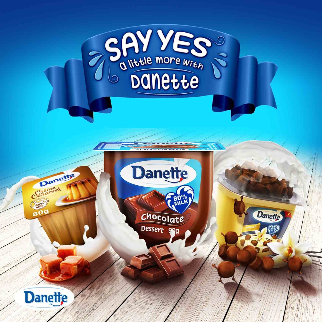 Danette Dessert Vanilla Flavour 90g