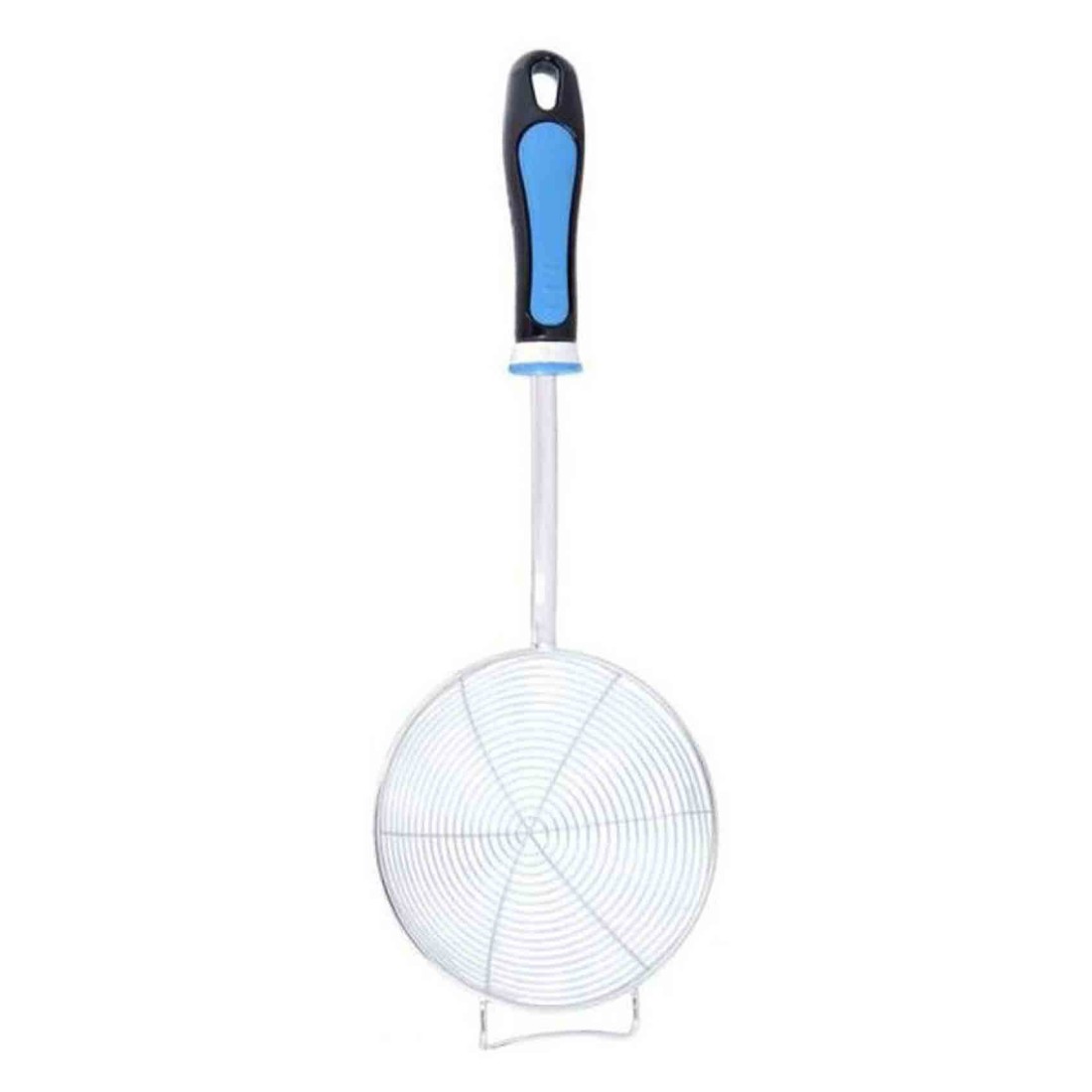 Raj Stainless Steel Skimmer With Nylon Handle Silver 19cm