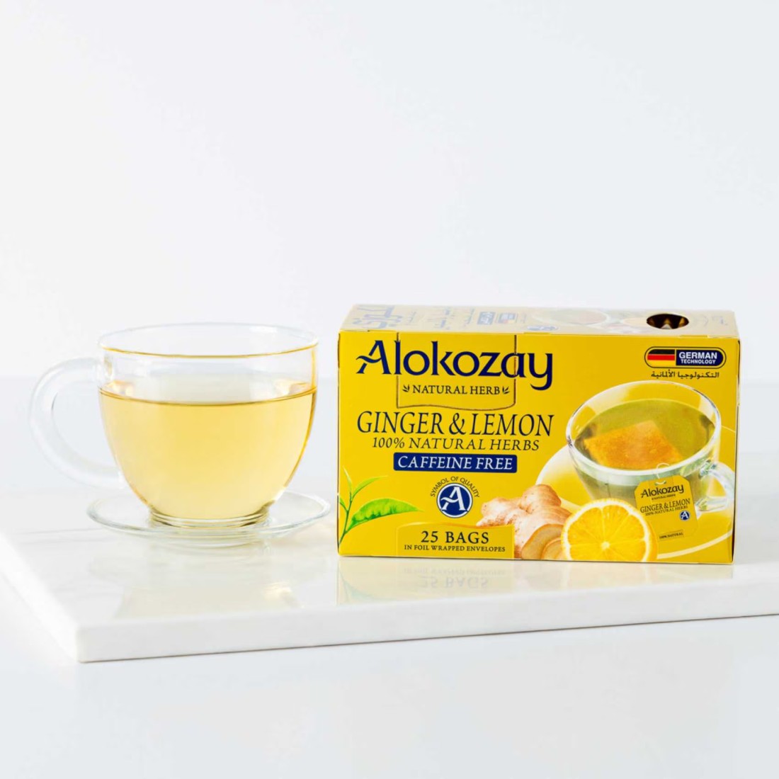 Alokozay Ginger And Lemon 25 Tea Bags
