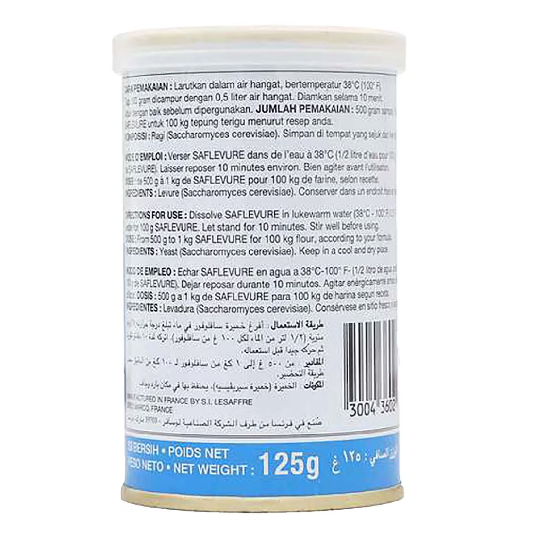 Saf-Levure Active Dry Yeast, 125g