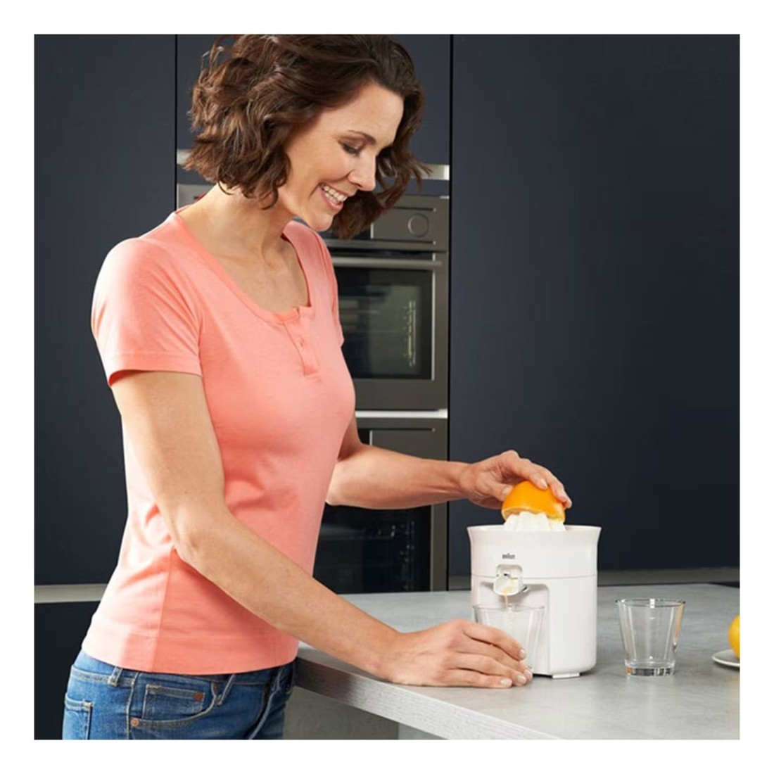 Braun Citrus Juicer CJ 3050 Direct Serve Auto Stop/Start Anti Drip Spout Lid