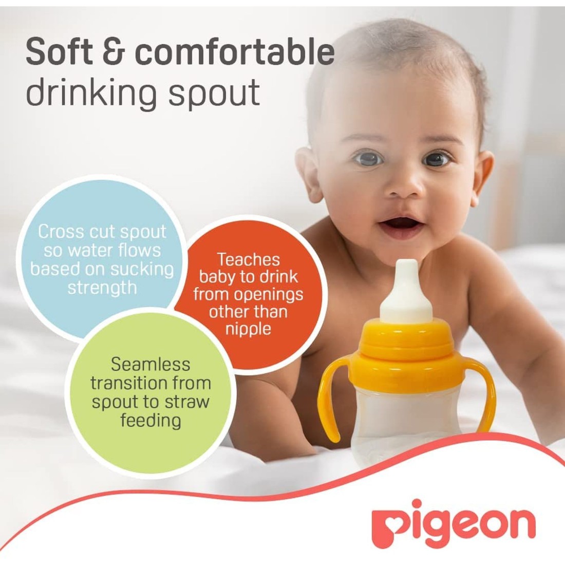 Pigeon Mag Mag Spout Cup 15732 Orange 200ml