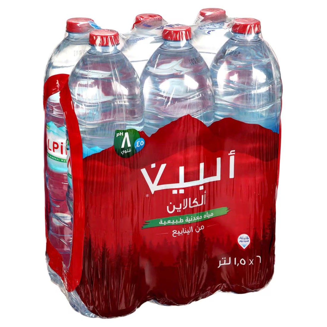 Alpin Alkaline Natural Mineral Water 1.5L Pack of 6