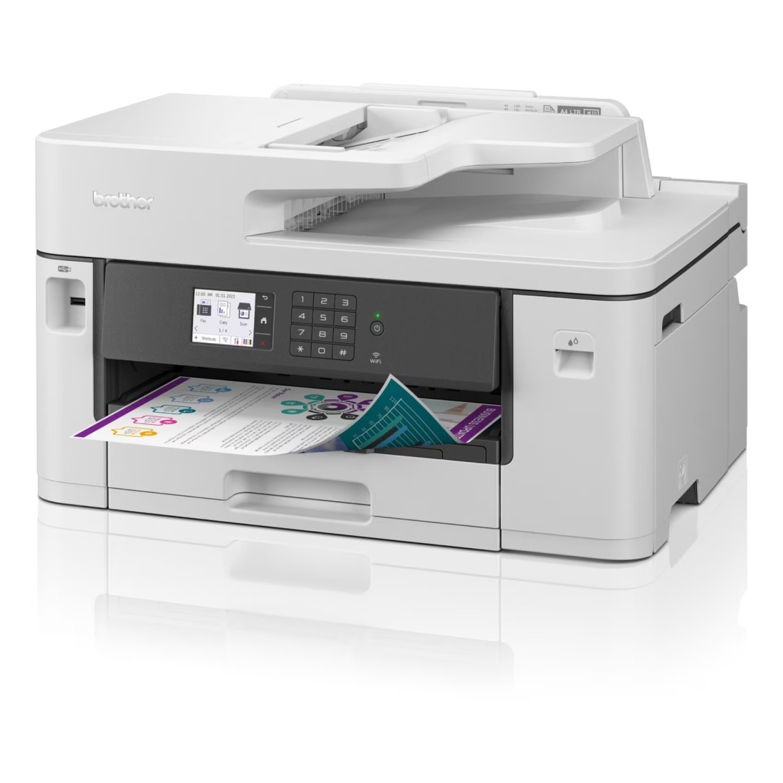 Brother A3 Wireless Inkjet Printer MFC-J2340DW White