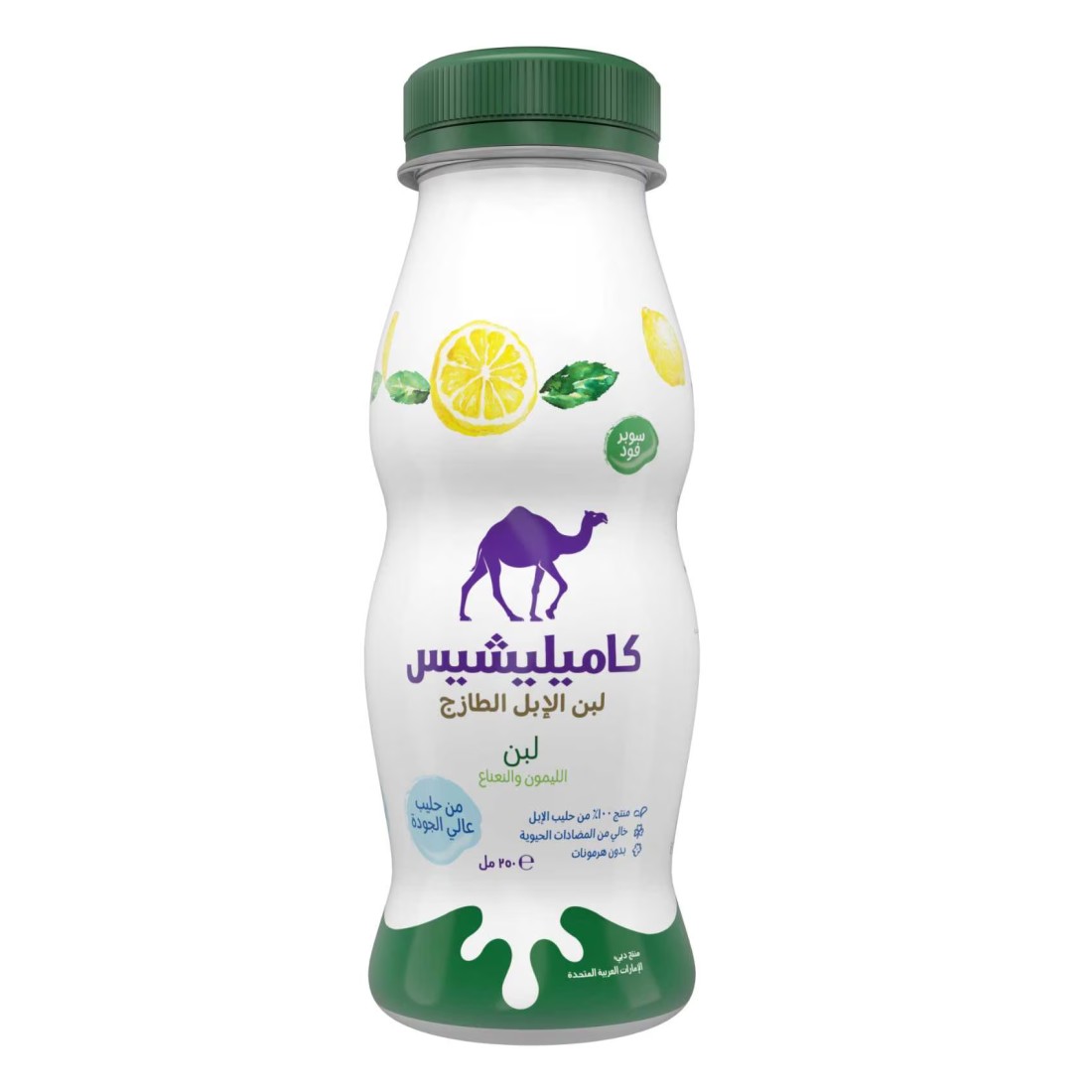 كاميليشوس لبن حلو بنكهة الليمون والنعناع 250 ملل