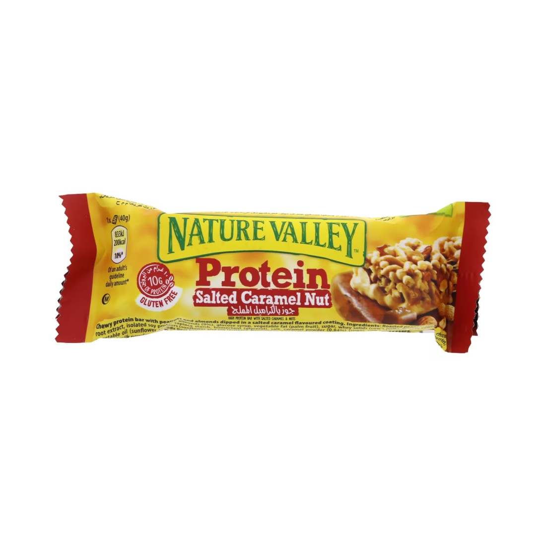 Nature Valley Salted Caramel Nut Protein Bar, 40g Pack of 4