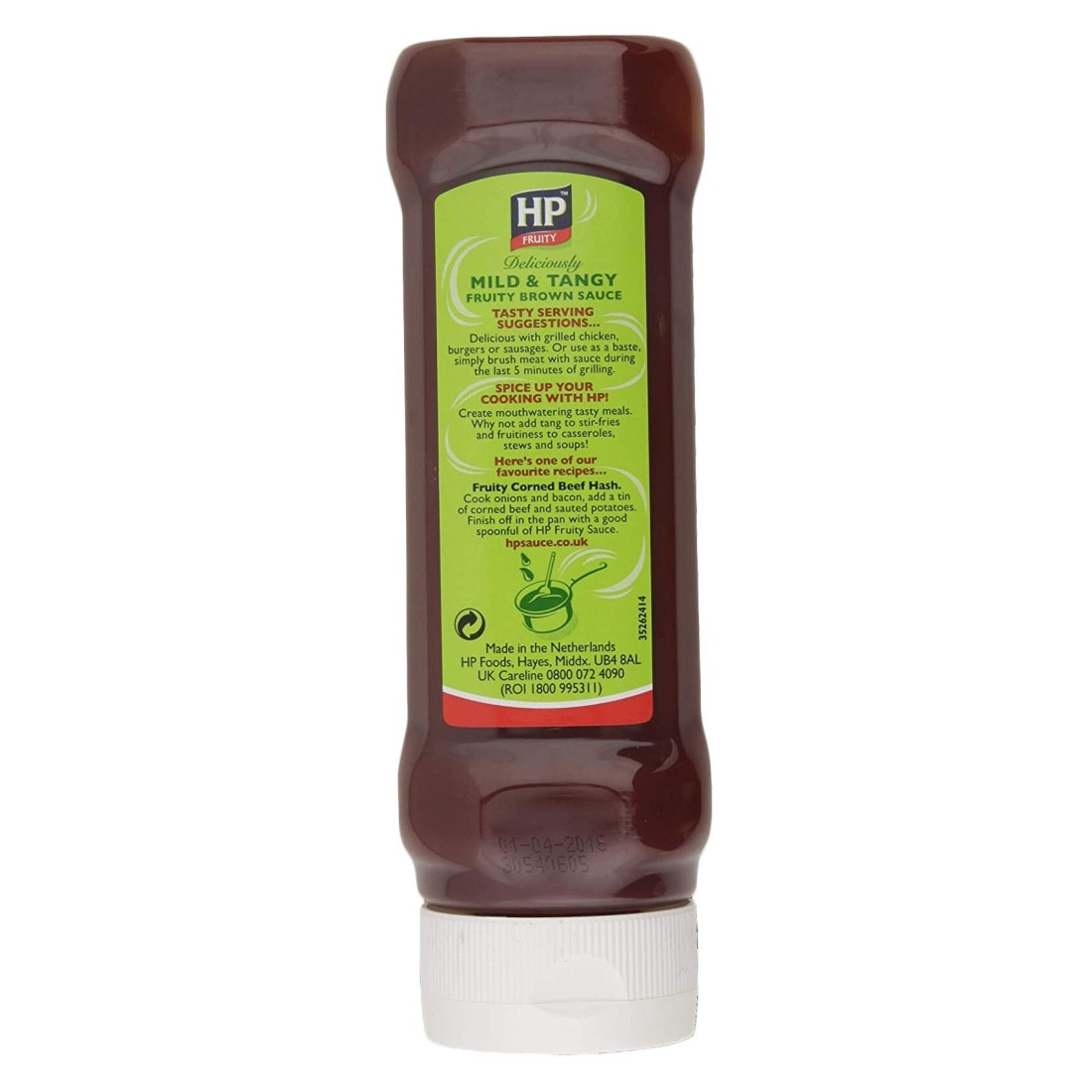 HP Mild And Tangy Fruity Sauce Squeezy 470g