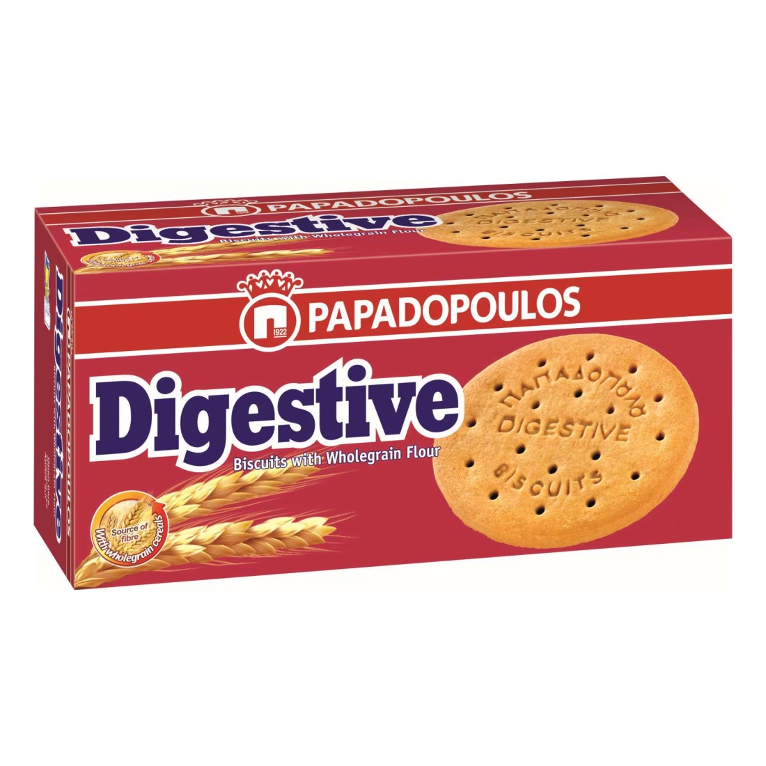 Papadopoulos Digestive Biscuits, 250g