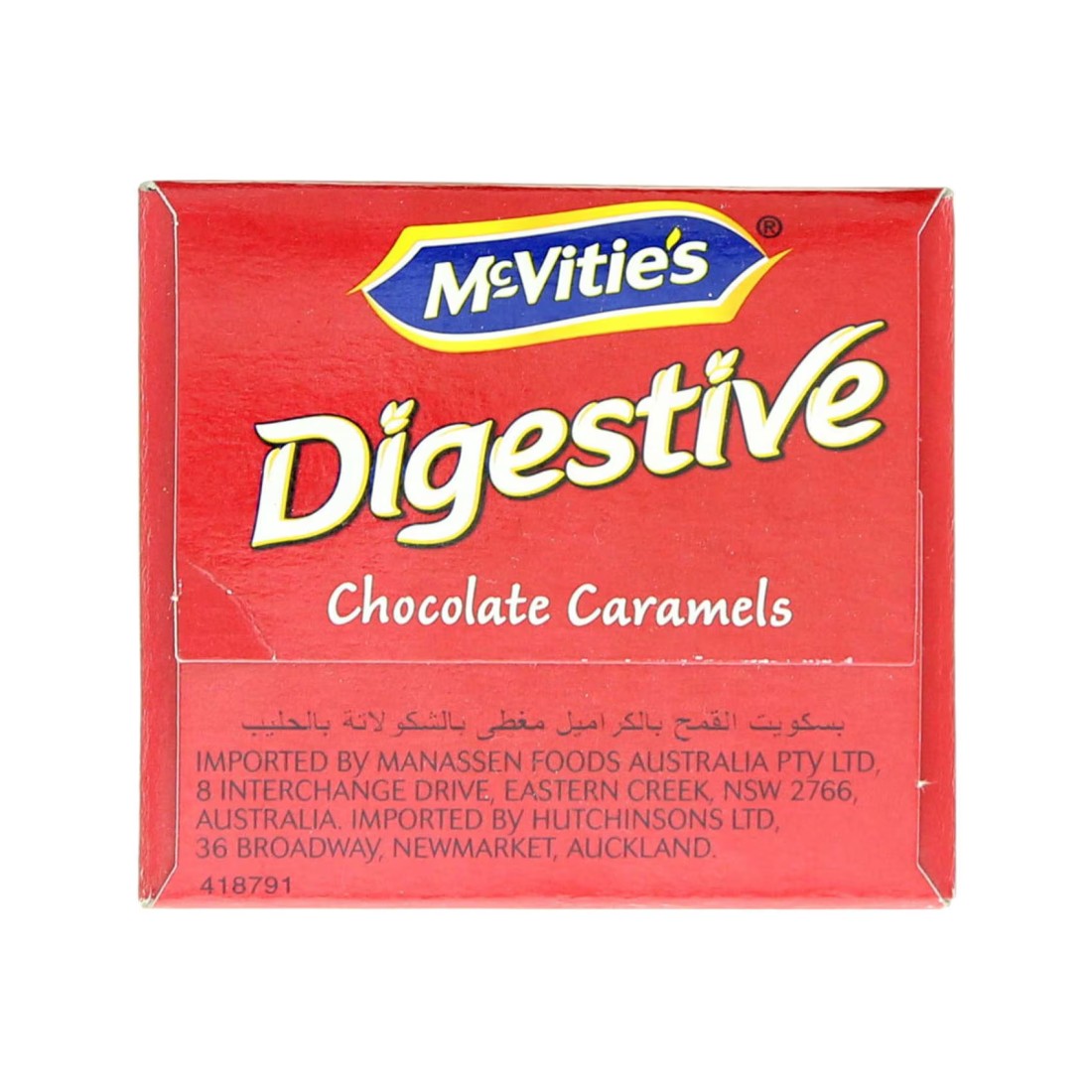 McVitie&#39;s Digestive Caramel Chocolate Biscuits, 300g