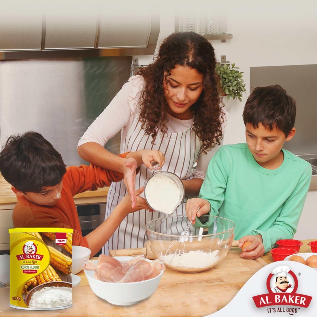 Al Baker Multi-Purpose Corn Flour, 400g